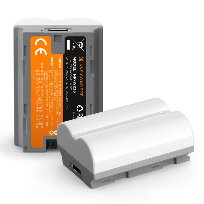 K&F Concept NP-W235 akkumulátor 2400mAh, 2db (KF-28-0025S1)