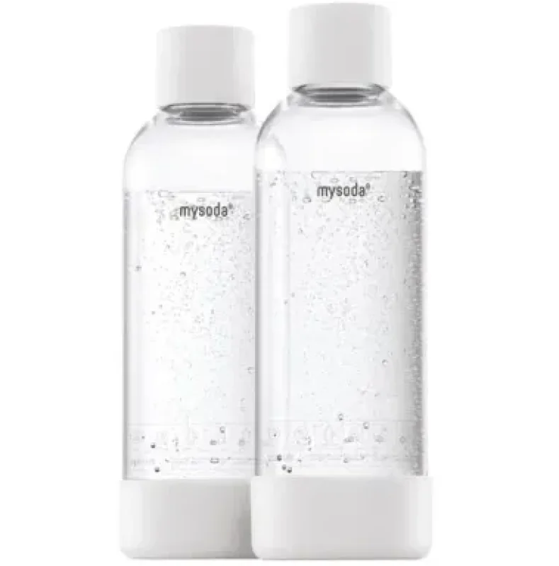 MYSODA 2PB10-W szódakészítő palack 1 L, 2 db, fehér