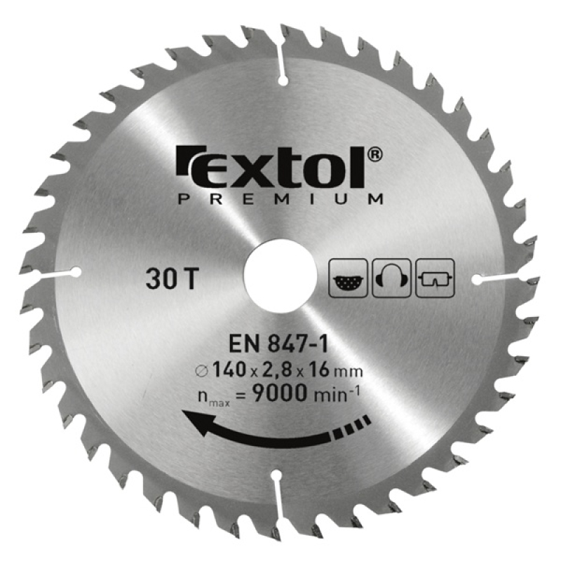 Extol Premum keményfémlapkás körfűrészlap 250×30 mm (8803242)