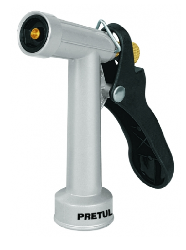 PRETUL PIM-4 fém állítható locsolópisztoly, 10 cm (T22750)
