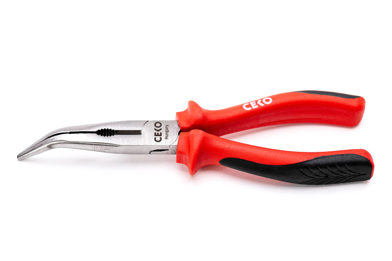 Ceko Tools telefonfogó hajlított csiszolt 200-as (07 135 200)