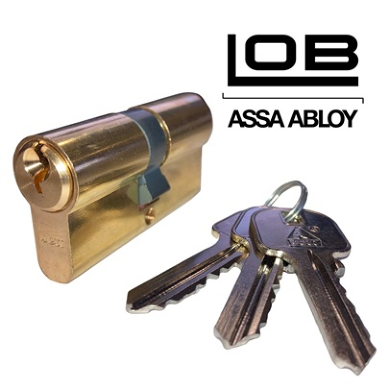 LOB YETI réz zárbetét, 35/35 mm, 3 kulcs (3286702)