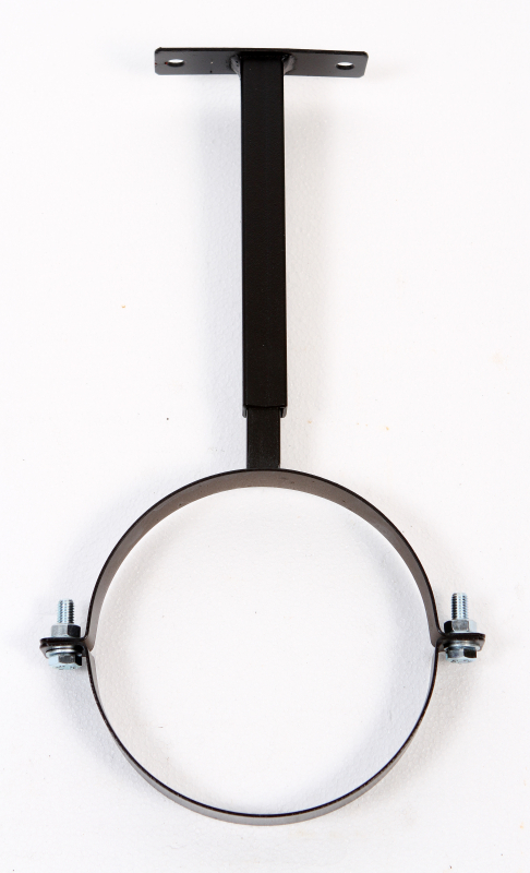 Fekete csőbilincs 130mm (14616)