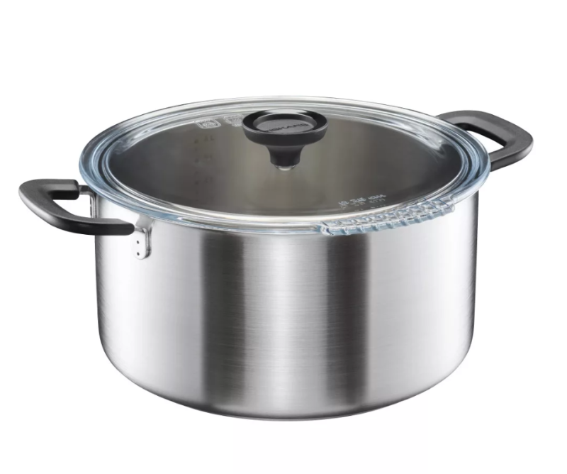 Fiskars Functional Form rozsdamentes acél lábas, 7L (1072318)