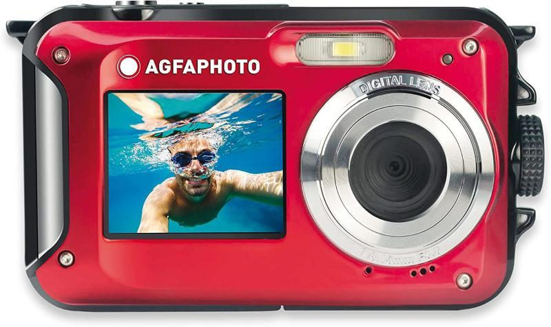 AGFA WP8000 vízálló digitális fényképezőgép, piros (AG-WP8000-RD)