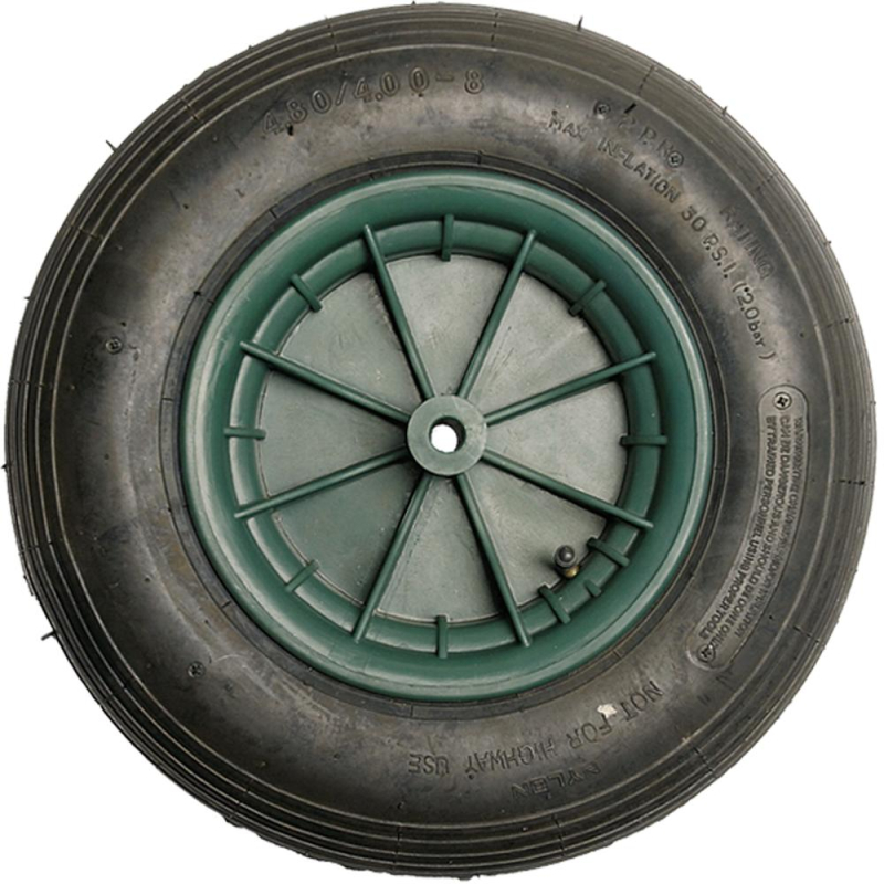 Kerék talicskához műanyagfelnis pumpálható 3.50-8 (10282)