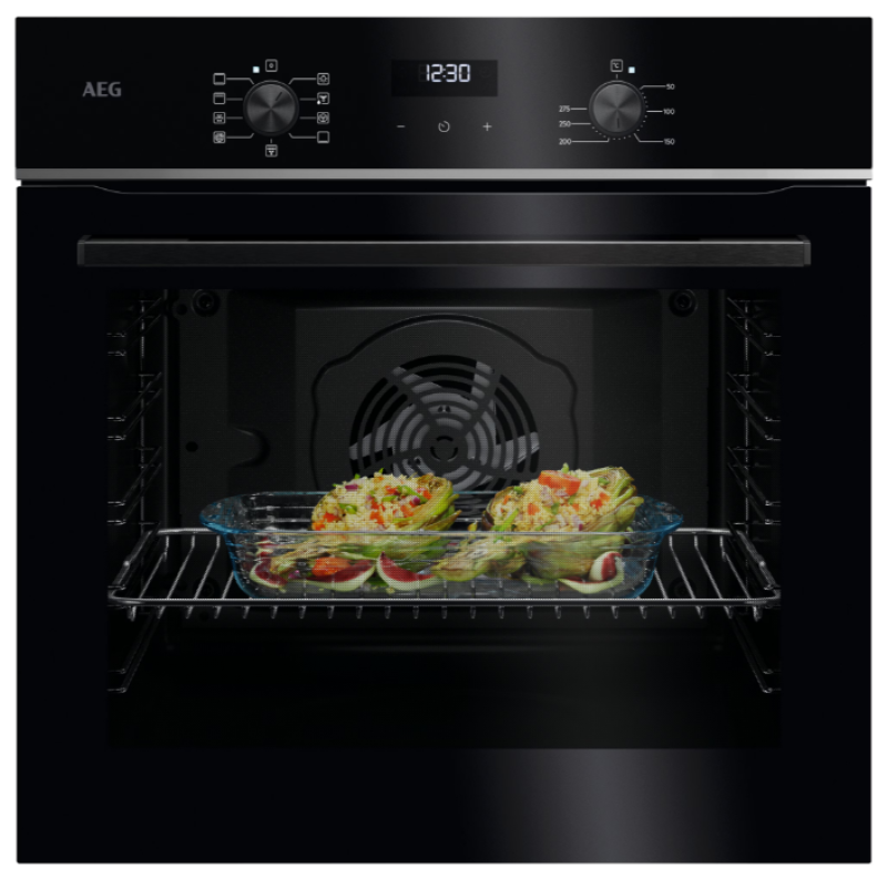 AEG beépíthető sütő AquaClean, fekete (TU5AB21FSB)