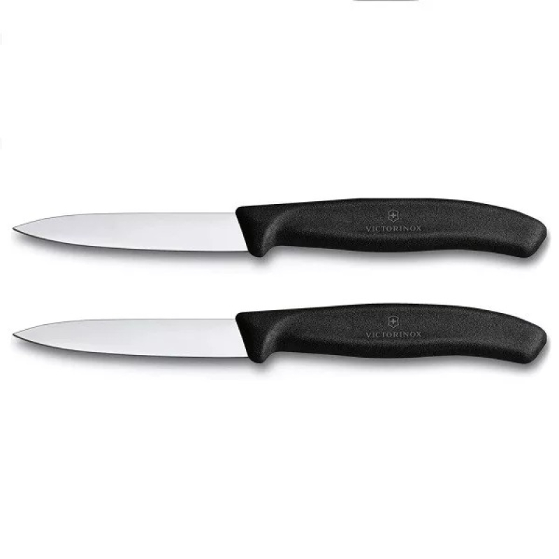 VICTORINOX Swiss Classic 2db-os zöldségkés készlet, fekete (016-7603-B)