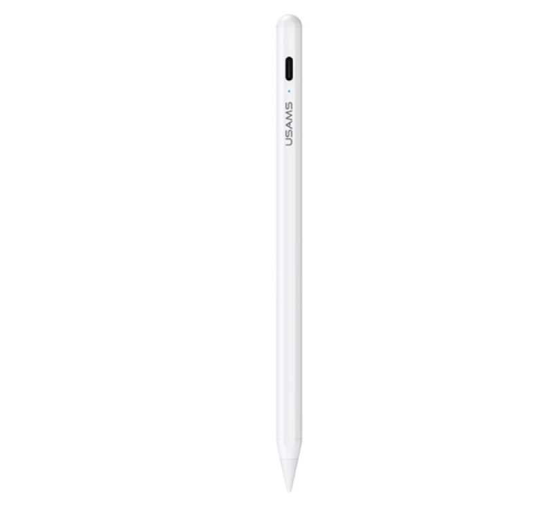 USAMS érintő ceruza (aktív, kapacitív) FEHÉR Apple Pencil kompatibilisZB223DRB01