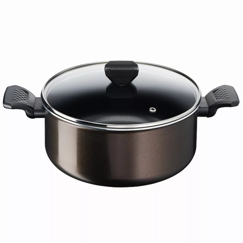 Tefal Easy Cook alacsony lábas fedővel 24 cm (B5544653)