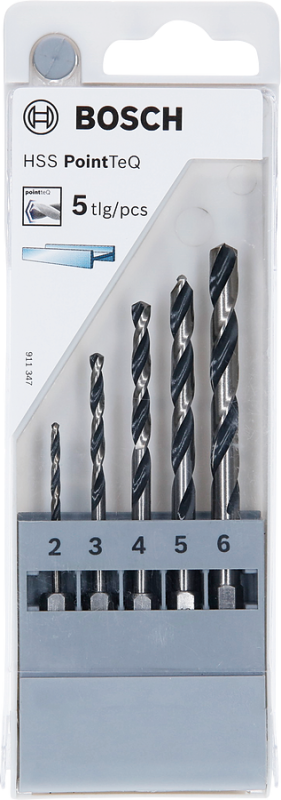 Bosch HSS PointTeQ HEX fémfúrókészlet - 5 db (2607002824)