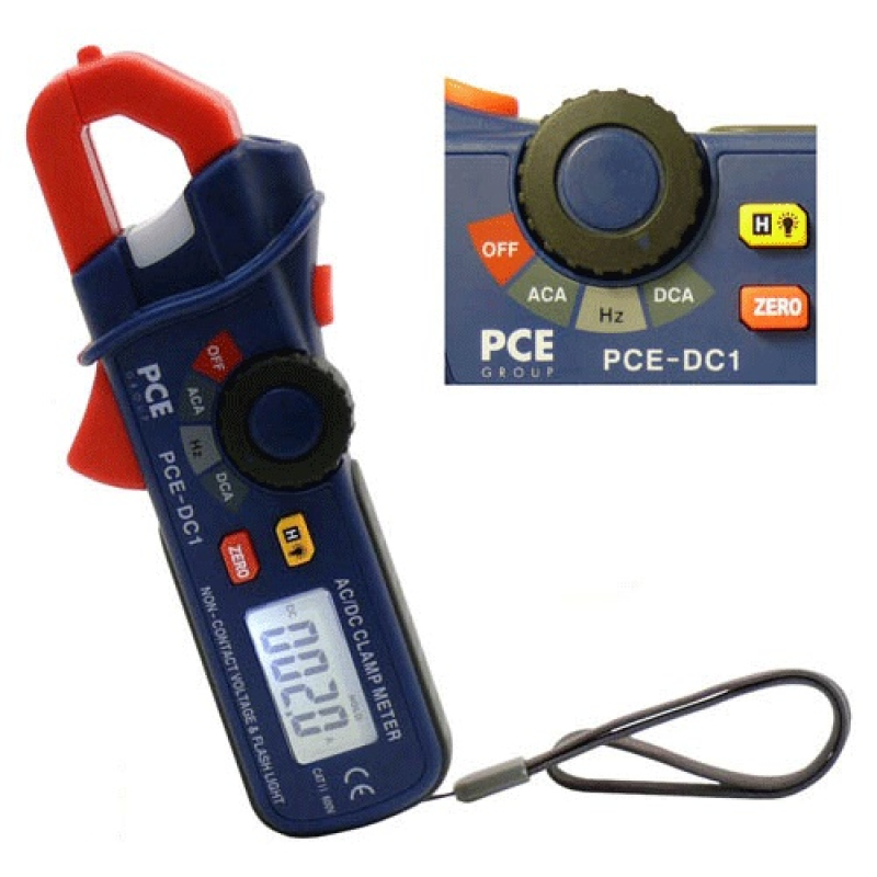 Ampermérő lakatfogó PCE-DC1