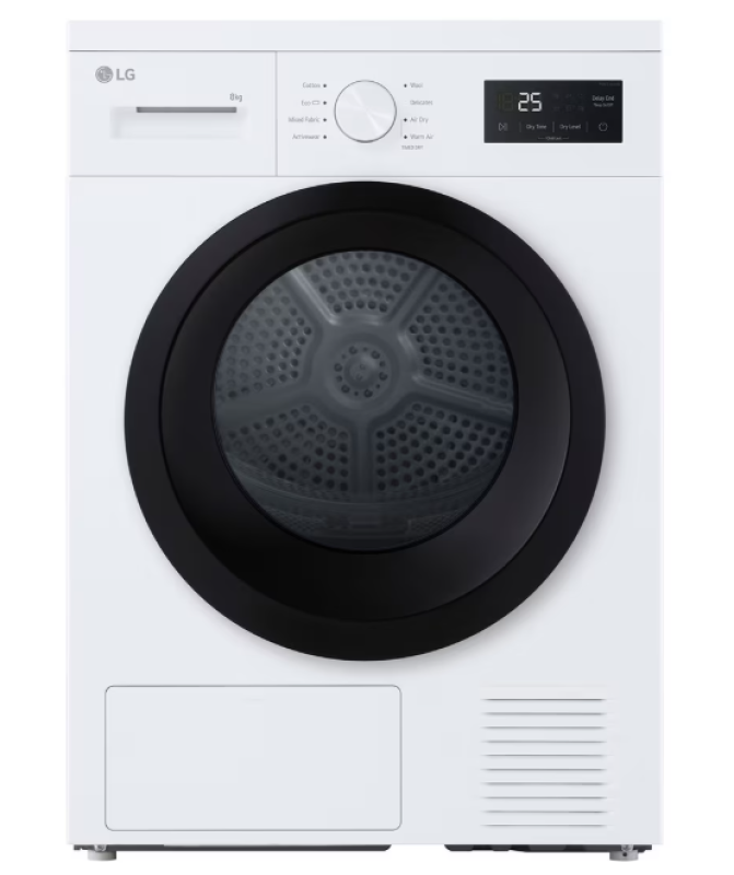 LG RHA1008NWK hőszivattyús szárítógép, 8 kg