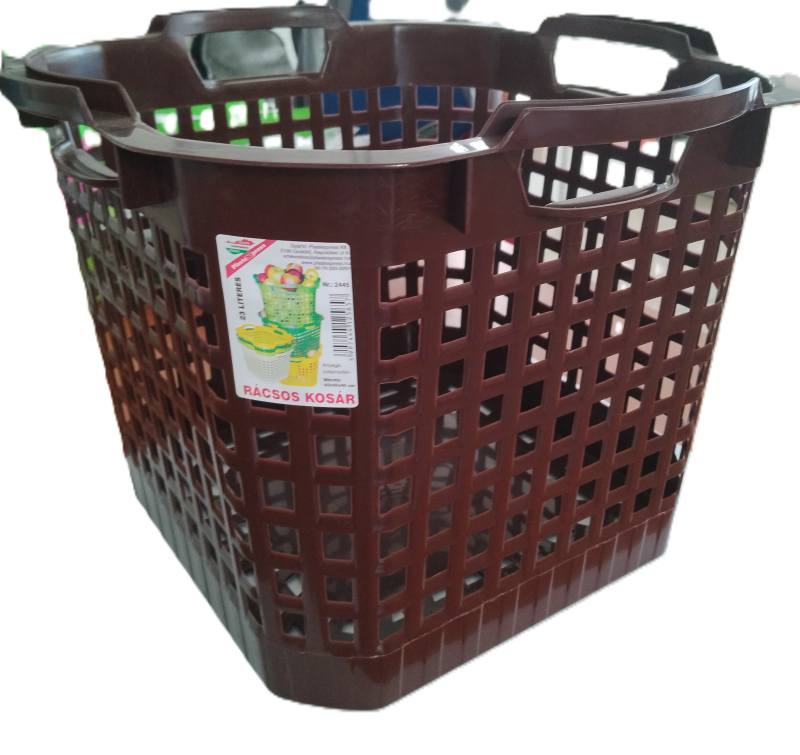 Rácsos kosár 23 l, barna (2445-barna)