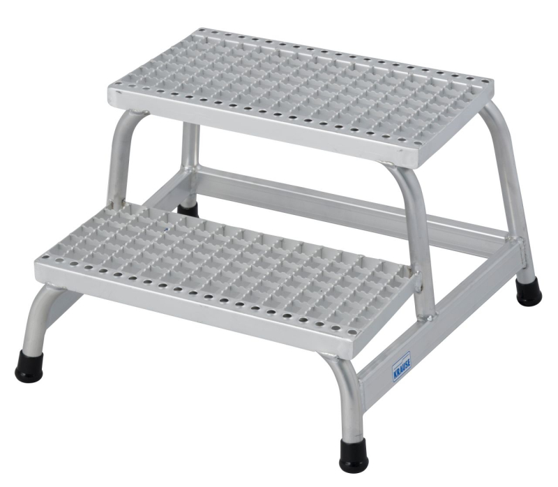 Krause Stabilo szerelődobogó rácsos lépcsőfokkal 1x2 (805324)