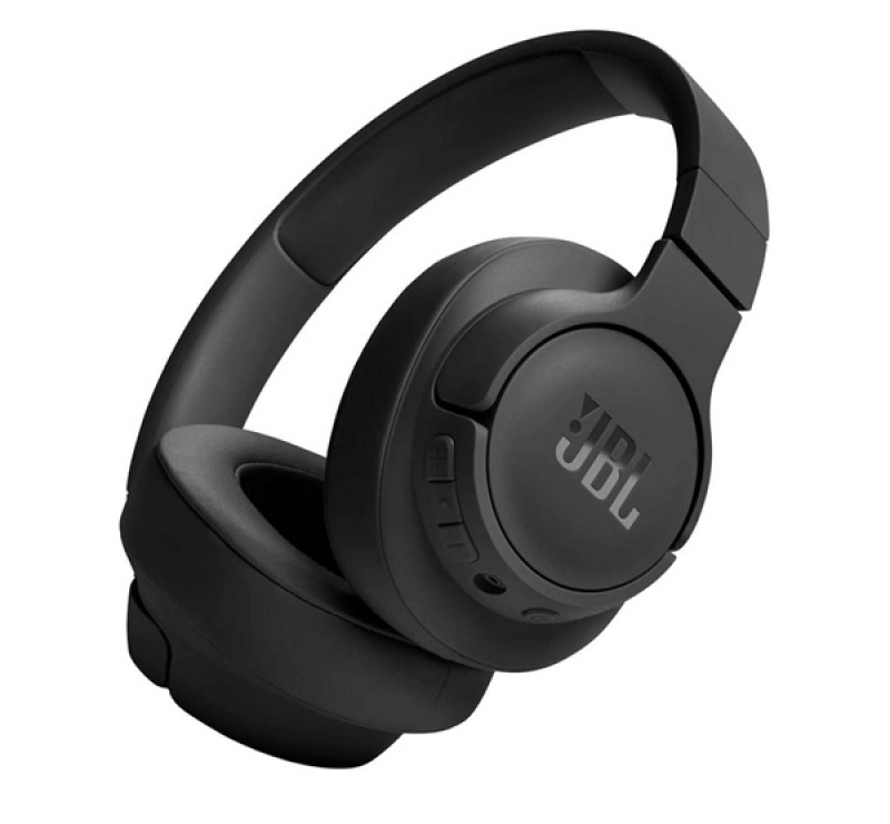 JBL TUNE 720BT bluetooth fejhallgató SZTEREO (v5.3, mikrofon, multipoint, összehajtható) FEKETEJBLT7