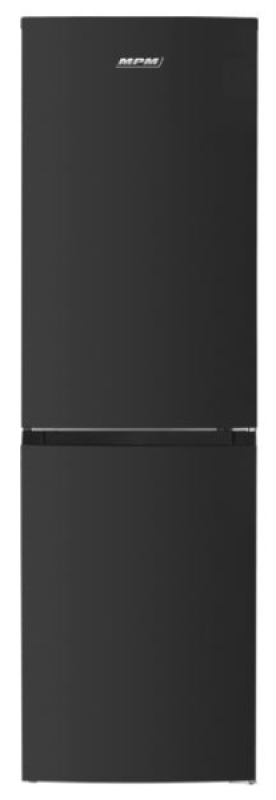 MPM kombinált hűtőszekrény 265L fekete (MPM-248-FF-57)