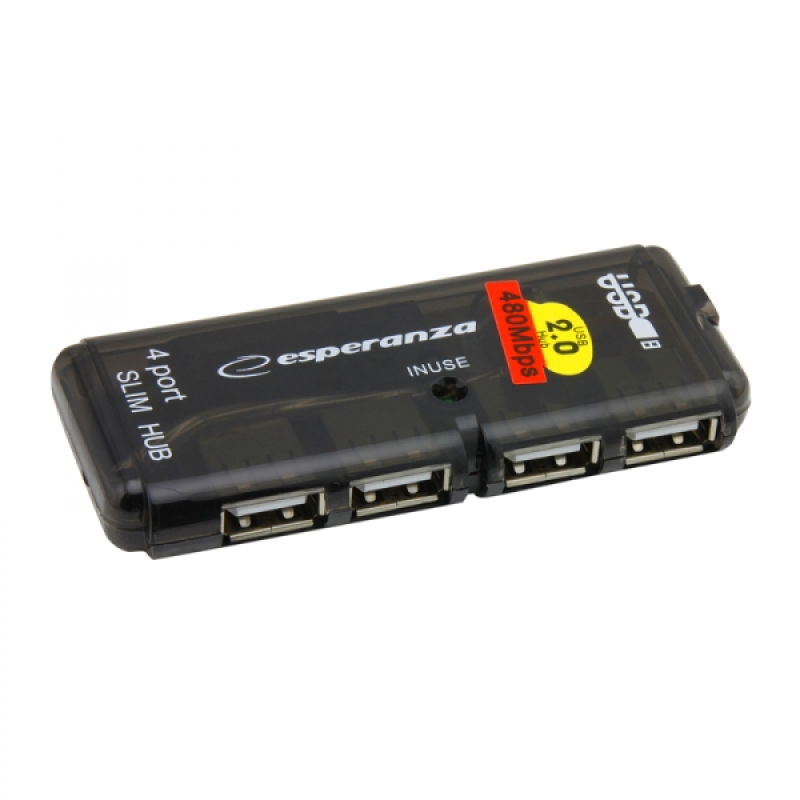 Esperanza HUB EA112 4-portos kártyaolvasó USB 2.0