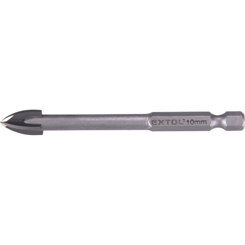 Extol premium fúró üvegre, kerámiára és csempére, keményfém lapkás; 12x95mm, 1/4
