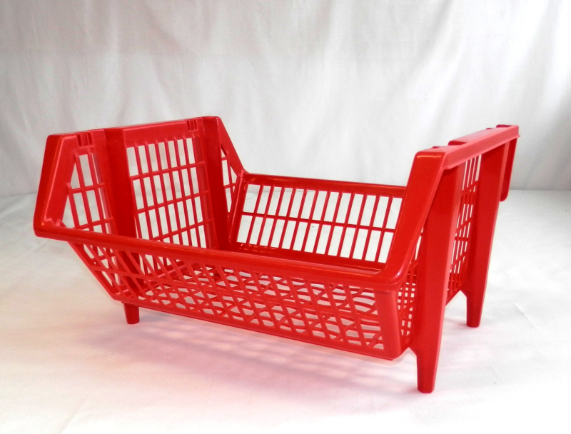 Kombinált műanyag zöldségtartó piros (2440)