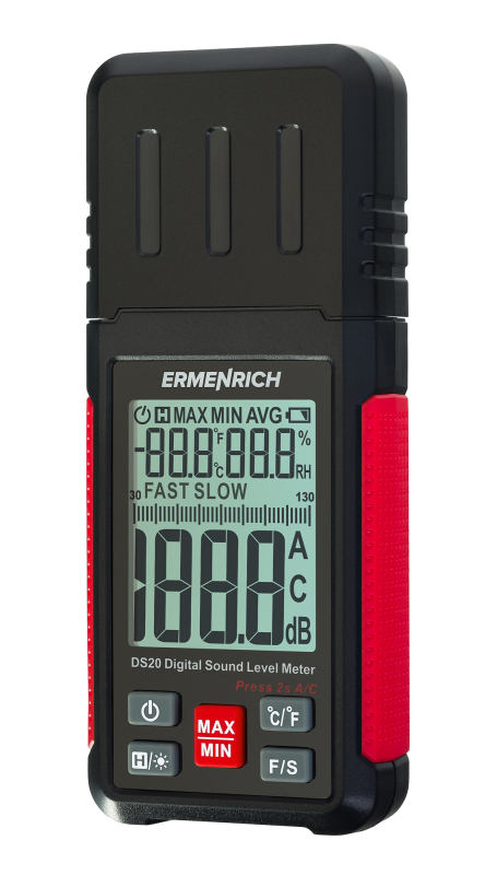 Ermenrich Seek DS20 digitális hangszintmérő (82994)