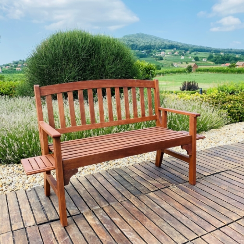 Grado kültéri pad összecsukható 2 személyes (901006-001)