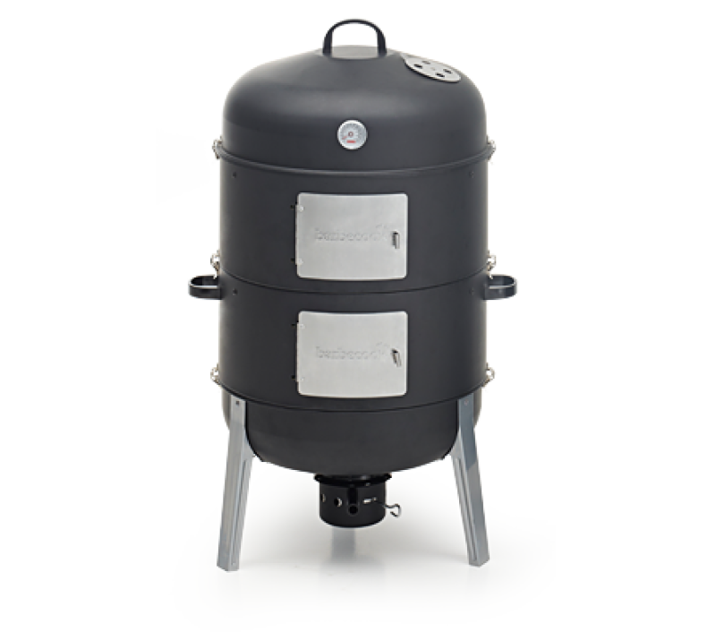 Barbecook BBQ smoker, faszenes grillező, füstölőhordó XL