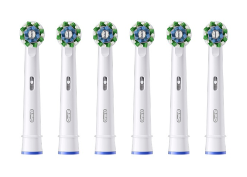 Oral-B Pro Cross Action fogkefefej 6 db, (10PO010444)