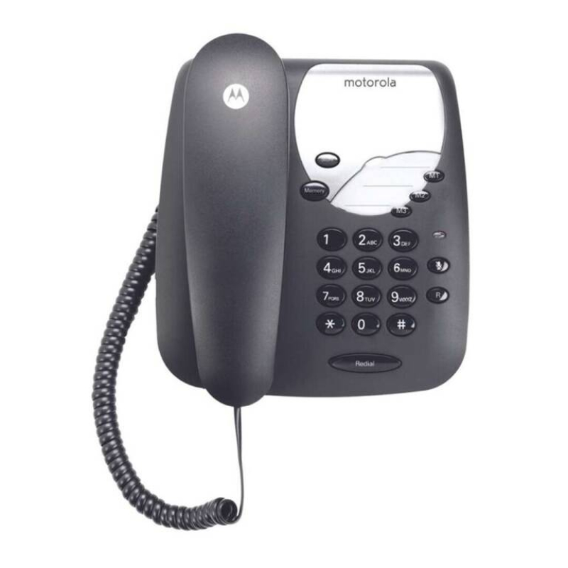 Motorola CT1 vezetékes telefon, asztali, fekete (MOT-2019-999)