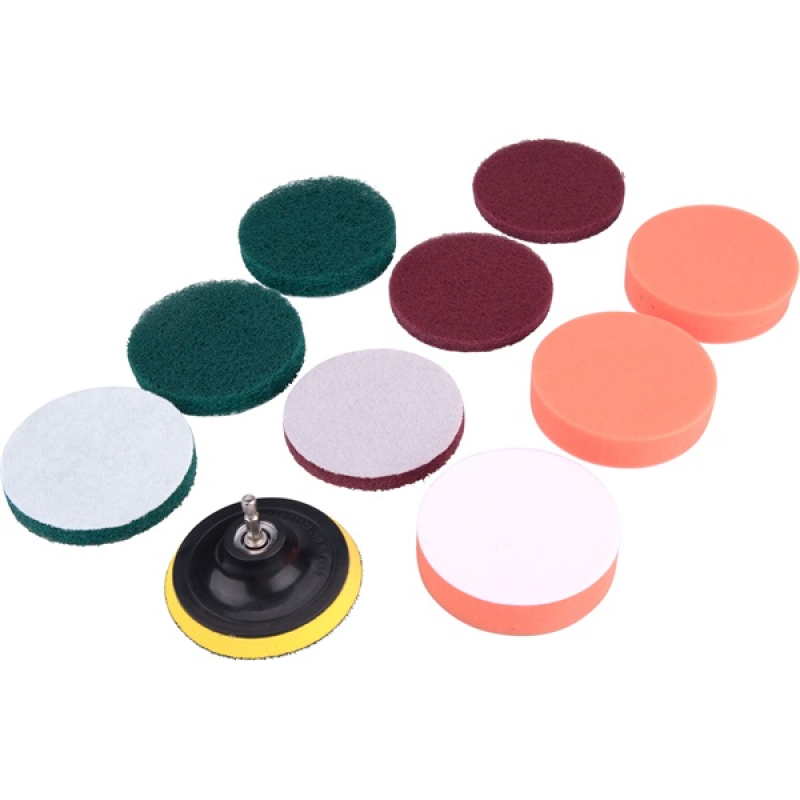 Extol dörzsölő/csiszoló/polírozó klt. 10 db; 1/4