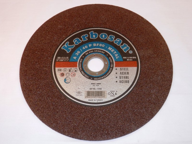 Karbosan Vágókorong fémre 500x5x40 mm (KA-1500A40)