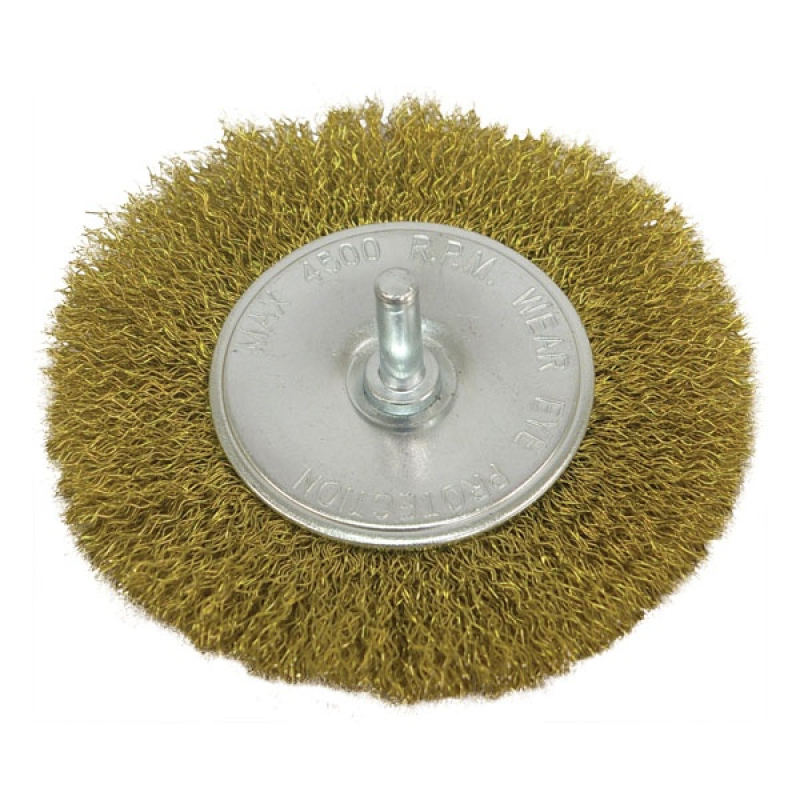 Extol Craft drótcsiszoló körkefe rezezett, fúróhoz 100 mm (17055)