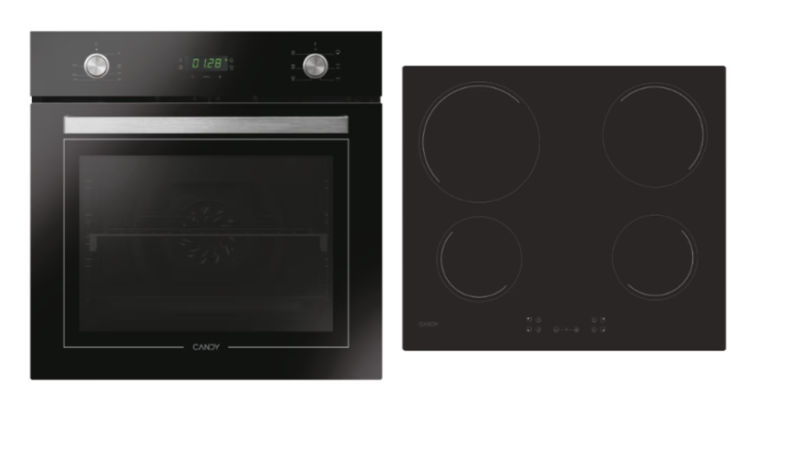 Candy Moderna PCT25CBCH64CCB beépíthető szett: sütő + kerámia főzőlap
