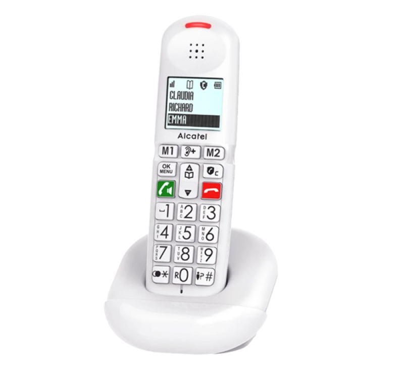 Alcatel XL685 telefon készülék (vezeték nélküli, kijelző, DECT) FEHÉRXL685W