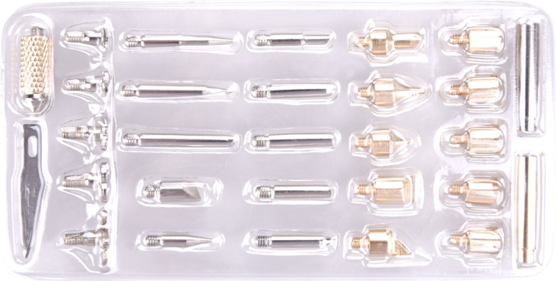 Extol forrasztócsúcs 29db-os készlet, 8894512 forrasztó pákához (417211)