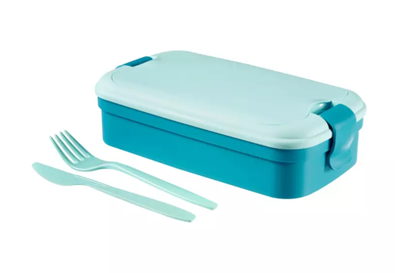Curver Lunch&Go ételtartó evőeszközzel kék (225053)