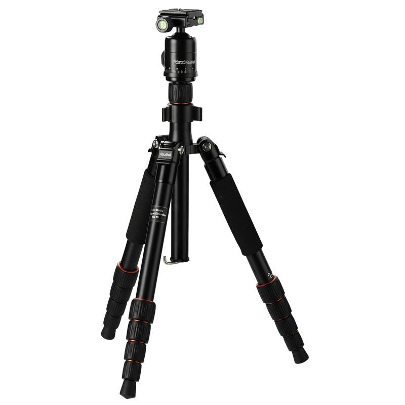 Rollei Compact Traveler No.1 állvány gömbfejjel + hordzsák, fekete (R22585)