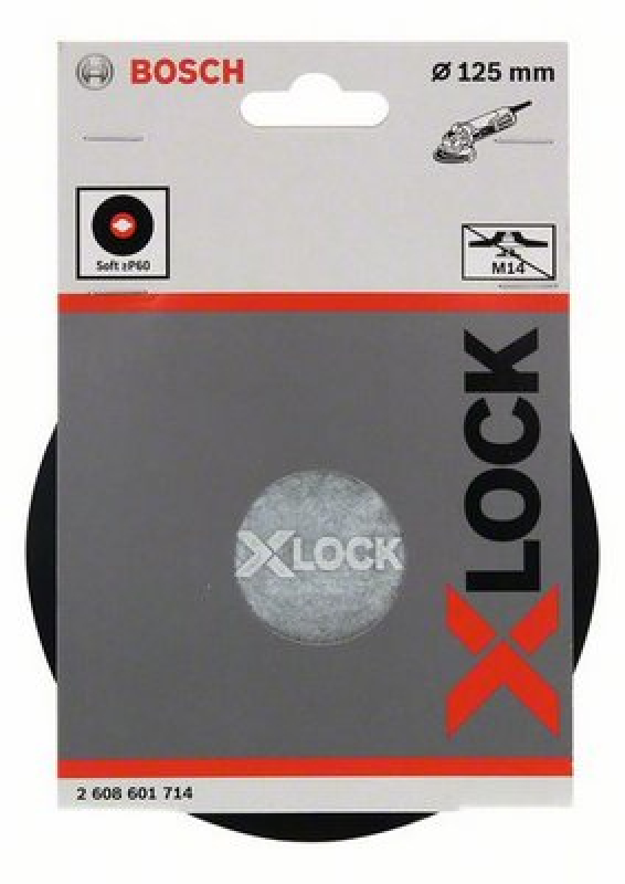 Bosch X-LOCK Gumitányér 125 mm puha o 125 mm (2608601714)