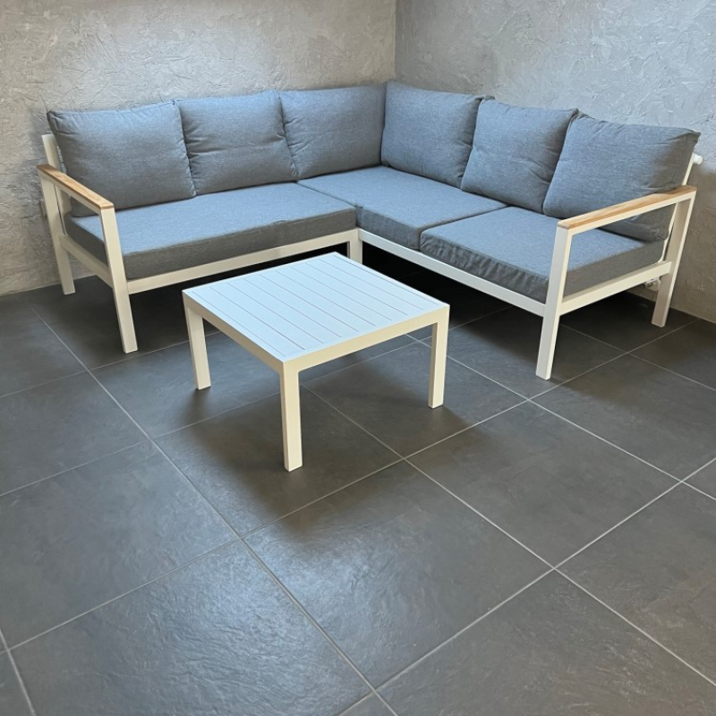 Costa Rica TEAK kerti alumínium ülőgarnitúra 3 részes (25908,25909,25910)