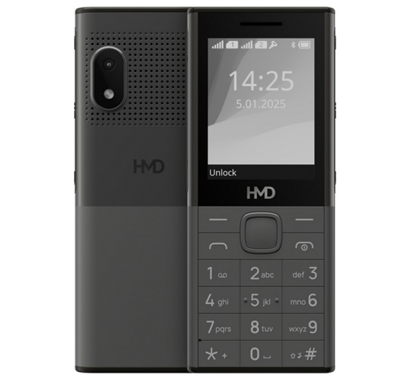 HMD 150 Music mobiltelefon (Dualsim) SÖTÉTSZÜRKE