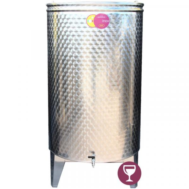 Panka bortartály inox 320 l-es   (14539)