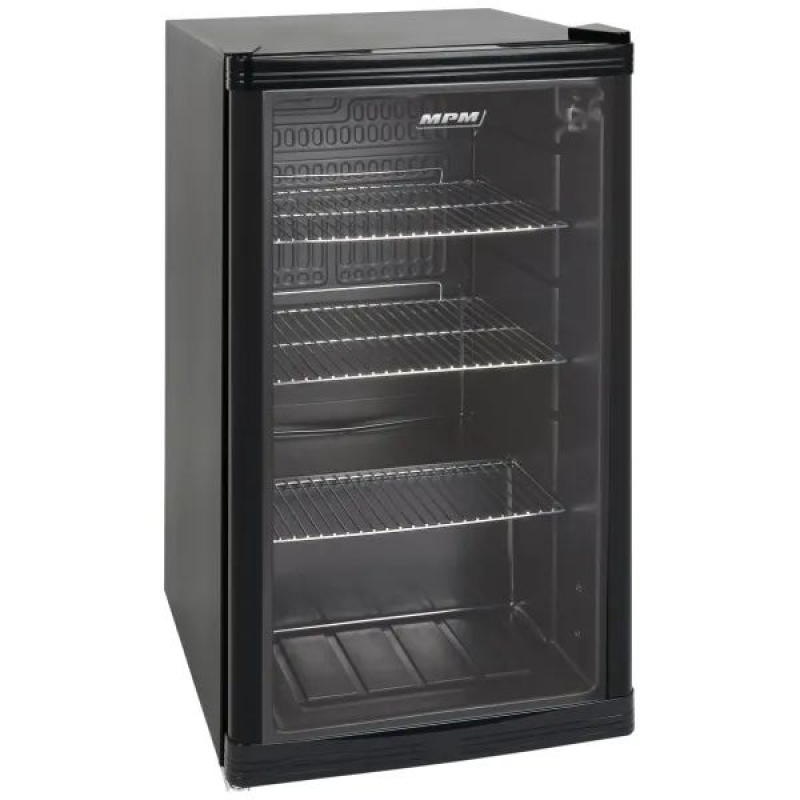 MPM egyajtós hűtőszekrény 88L, fekete (MPM-93-VT-08)