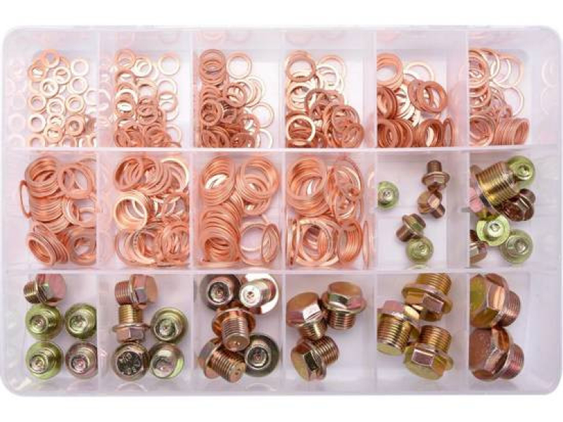 Yato olajleeresztő csavar és réz alátét 534 részes/készlet (YAT-06864)