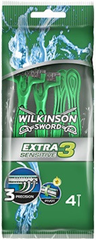 Wilkinson EXTRA3 Sensitive 4 db-os eldobható borotva (UWEB11)