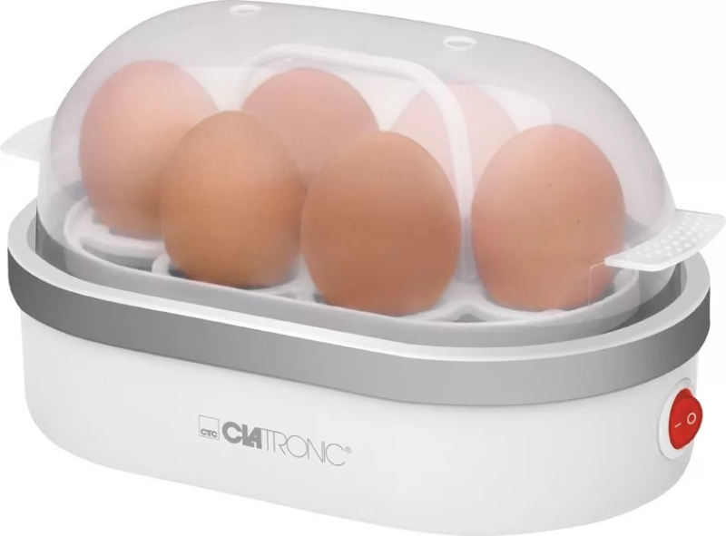 Clatronic EK 3497 fehér-ezüst tojásfőző