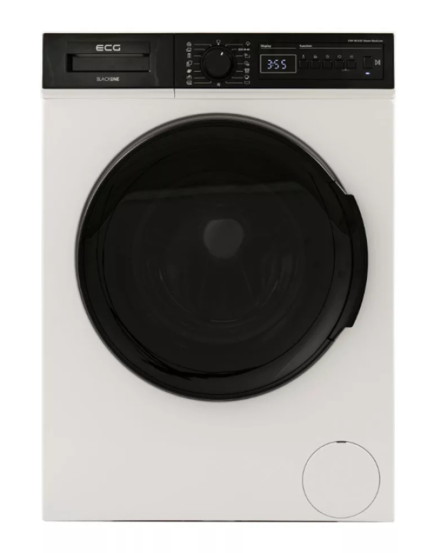 ECG Steam BlackLine gőzölős mosógép, 8kg (EWF 801201)
