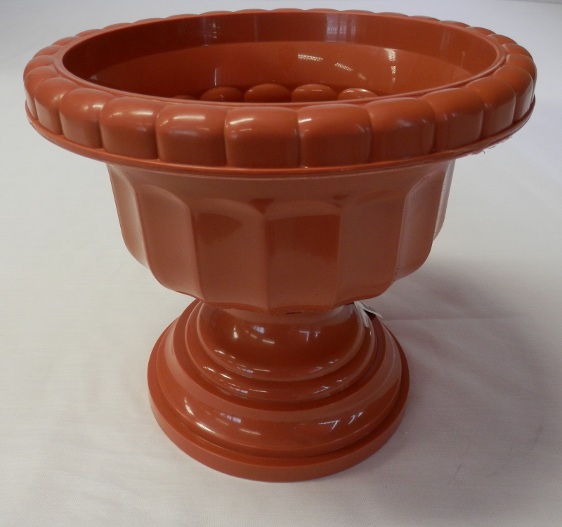 Görög váza, 21 cm, terrakotta műanyag (287)