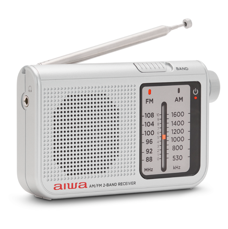 Aiwa RS-55SL kisrádió, ezüst (14060)