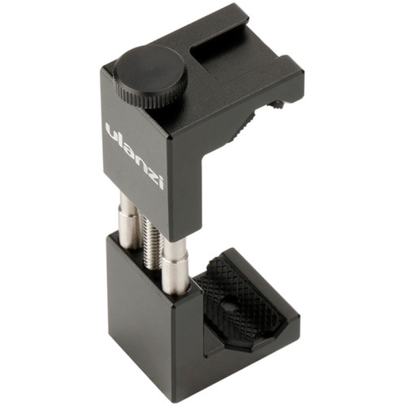 Ulanzi ST-02S alumínium telefon adapter, vakupapucs csatlakozóval, fekete (UL-0849B)