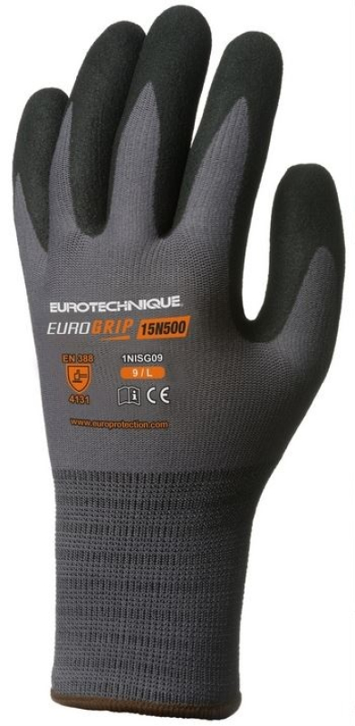 Eurogrip precíziós nitril szerelőkesztyű, szürke 9-es (1NIBG09)